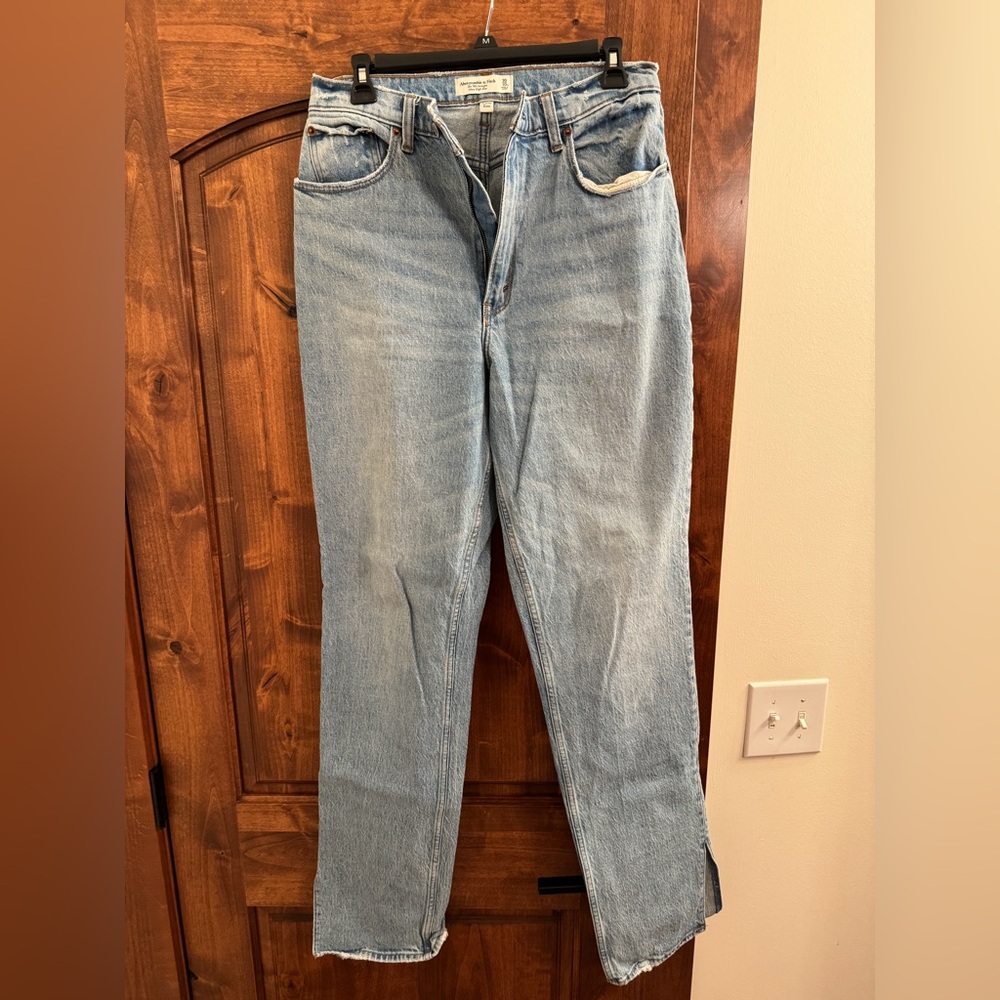 Abercrombie & Fitch Light Blue Straight Leg Jeans